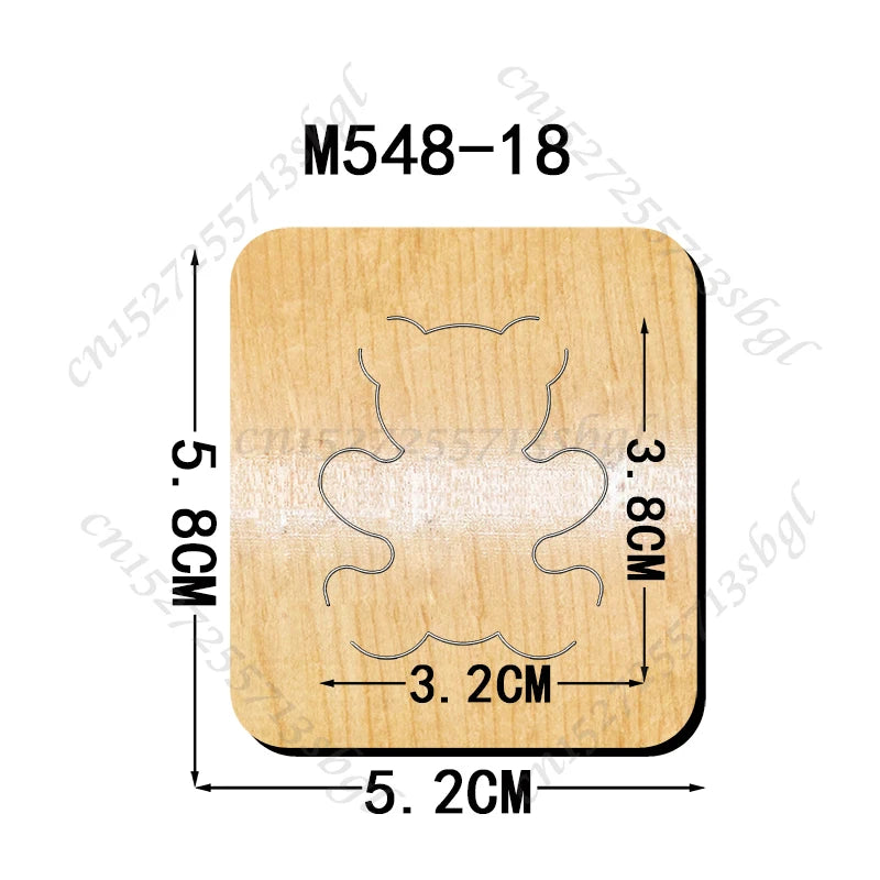 New Cutting Dies New Arrivals Scrapbooking 16MM Knife Suitable for Rolling Type Wooden Mold Cutting Machine