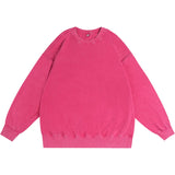 Fashion Washed Sweatshirt Custom Logo Casual Tie-dye Pullover Print Embroidery Company Team Design European And American Size