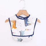 Baby Apron Bibs Toddler Long Sleeve Scarf Waterproof Art Smock Feeding Bib Infant Boys Girls Kid Burp Cloth Bandana New Arrivals