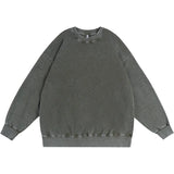 Fashion Washed Sweatshirt Custom Logo Casual Tie-dye Pullover Print Embroidery Company Team Design European And American Size