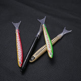 10 Pcs Ballpoint Pen Ocean Style Fish Shaped Stationery Pens Kids Prizes Students Gifts Bright Color Writing