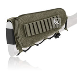 KRYDEX Tactical Rifle Stock Pack For Right Hand Cheeck Pad Buttstock Ammo Holder Hunter Utility Accessories Pouch