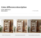 Bookshelf, bookcase, dust-proof floor-standing storage rack, household children and students storage rack with doors