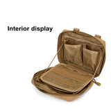 1000d Nylon Molle Admin Drop Pouch Bag, Laser Cut Utility Pouch Modular EMT EDC Organizer Cell Phone Tool Waist Pouch Bag