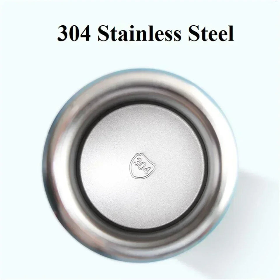 Smart Flip Lid Stainless Steel Thermos with Temperature Display Light Luxury Portable Mini Insulated Cup coffee travel mug