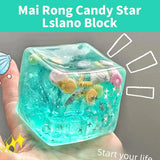 1 Cube Slow Rebound Squishy Toy, Cube Stress Relief Ball, Soft Slow Rebound Sensory Toy, Cube Shell-Shaped Squishy Toy, Elastic Fingertip Toy, Squeeze Ball Hand Toy