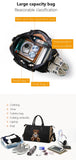 Travel Fitness Bag Luggage Bag Zipper Storage Bag Carry-on Duffle Bag With Single Shoulder Strap For Short Trips Swimming
