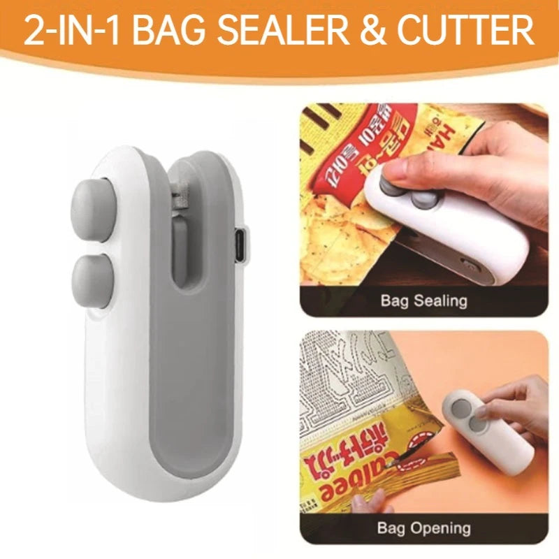 Sealing machine, small household hand press sealing device, mini portable snack moisture-proof plastic bag heat sealing machine