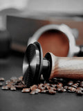 BEARR Coffee Tamper Double Spring Coffee Powder Walnut Handle Constant Pressure SpringCoffeeTamper 51/53/53.7/58.35 Barista Tool