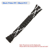 1~100m New Braided Cable Sleeve 4 8 12mm Flexible PP Cotton + PET Yarn Harness Sheath Dust Proof Wire Sleeving Protection Wrap