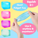High Density Gel Ice Cube Square Decompression Vent Toy Squishy Stress Ball Squeeze Toys Stress Relief Sensory Toy squeeze toys