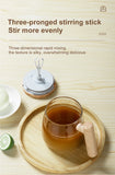 400ML Electric Blender Mixer Pot Portable Self Stirring Glass Coffee Cup Mugs Kitchen Tools for Milk Latte Coffee Drinks Mixing
