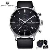PAGANI DESIGN New Men Watches Multi time zone Quartz Business watch Auto Date Men Watches Japan Movt Watch Men Chronograph Gift