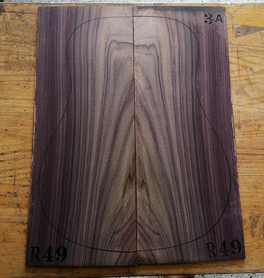 AAA Grade India Rose guitar back/side board All-Solid acoustic Guitar making material accessories Solid Woods Number selection