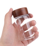 Mini Wood Lid Coffee Beans Storage Container Tube Kitchen Sealed Can Tea Spice Jars Single Dose Espresso Accessory Coffeware