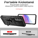 For Samsung Galaxy A14 A34 A54 5G Case Slide Camera Protect Armor Phone Case For Samsung A54 A 14 34 54 Magnet Holder Ring Cover