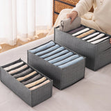 Closets Clothes Organizer Foldable Clothing Underwear Jeans Storage Box Drawer Organizer with Handles Wardrobe OrganizersDivider