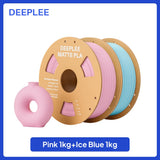 DEEPLEE Matte PLA Filament 1KG,1.75mm FDM 3D Printer Filament Dimensional Accuracy +/- 0.02mm, 1kg Carboard Spool (2.2lbs)