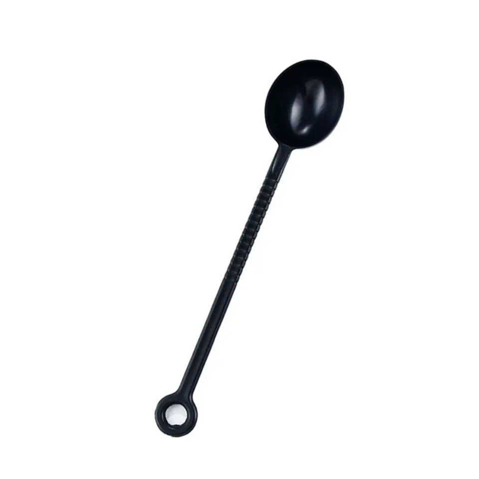 Multipurpose 10g Measuring Spoon Coffee/Black Plastic Coffee Scoop Hangable Non-slip Long Handle Sugar Scoop Milk Tea Shop