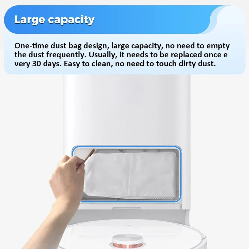 For Xiaomi Robot Vacuum X20+/X10+ /X20 Plus/X10 Plus Parts Mop Cloth Dust Bag Roller Side Brush Hepa Filter Part Accessories