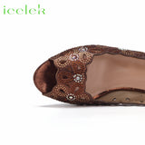 New Fashionable Coffee Color Peep Toe Ladies Shoes Matching Bag Set For Nigerian Women Wedding Party Pump