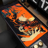 Large Desk Mat Kawaii Mousepad Cute Pink Anime Aesthetics Girl Mouse Pad Kawai XXL Gaming Deskmat Cool Girls Big Mouse Mat 90x40