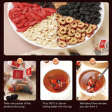 Ginseng Herbal Tea with Red Date Wolfberry Mulberry Natural Organic Herbal Blend Daily Wellness Drink 20 Tea Bags