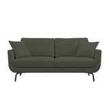 Furniture White Living Room 2 Seater Modern Nordic Scandinavian Upholstery Small Comfy High Quality