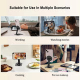 Folding Phone Holder Desktop Magnetic Phone Stand 360° Rotation Desktop Cell Phone Stand For iPhone 16 15 14 13 12 Pro Max Mount