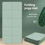 Folding Yoga Mat Thickened Fitness Exercise Adult And Children's Home Anti-slip Skipping Rope Outdoor Midday Rest Mat