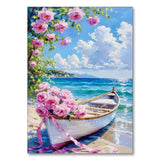 Sea Sailboat 5D Diamond Painting Kit Seaside Scenery New Arrivals Mosaic Cross Stitch DIY Home Decor Gift for Adult Beginners