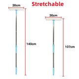 Pet Hair Remover Set Fluff Removal Tool Metals Telescopic Handle Rug Rake Dog Cat Hair 180° Rotation Carpet Shave Pet Products