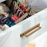 Antique Brass Handle with Backboard Vintage Cover Up Furniture Handle Drawer Cupboard Bar Pull Handle for Home