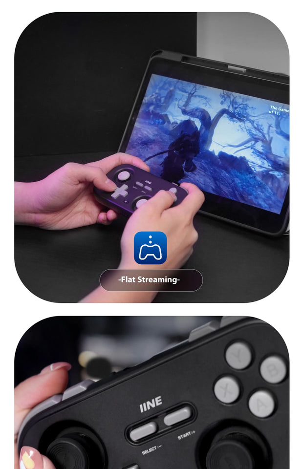NEW IINE Palm-Sized Gamepads Wireless Bluetooth Retro Gaming Controllers 1000hz Hall Joystick Portable Android Ios Phones Pc