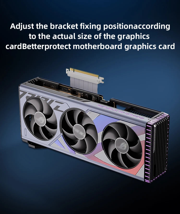 PCIE3.0 Vertical Support Bracket For Computer Chassis Vertical GPU Holder Fast