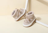 DIMI New Autumn/Winter Baby Boots Warm Plush Rubber Sole Toddler Kids Sneakers Infant Shoes Fashion Little Boys Girls Boots