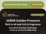 Electric Espresso Coffee Machine for Car & Home Camping Portable Coffee Maker Capsule Powder Travel 2-in-1 Wireless Coffee Maker