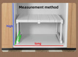 Closet Shelf Wardrobe Organizer Stackable Shelves Clother Storage Rack Telescopic Punch-Free Adjustable Wardrobe Divider Board