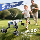 Electric RC Intelligent Robot Dog With Clip & Shoot Multifunction RC Mechanical Dog Voice Programmable Moves Bionic Smart Robot