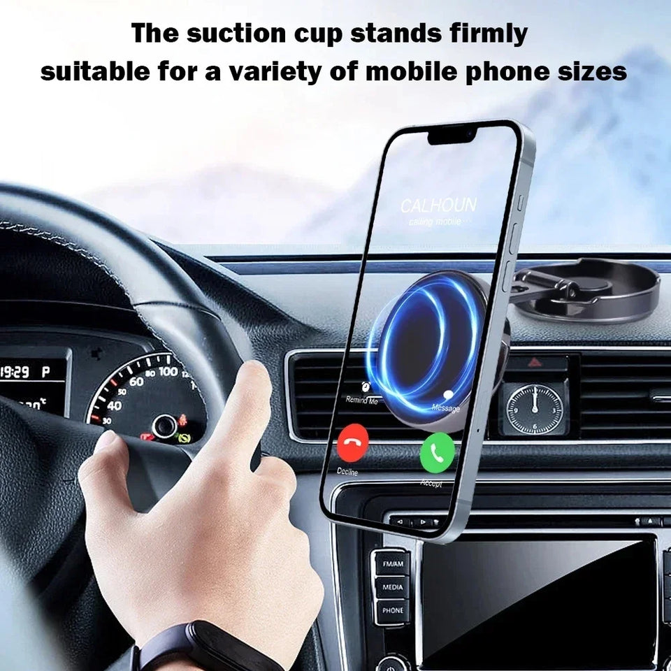 Strong Magnetic Mobile Phone Stand 720° Foldable Round Bracket Car Holder Support for Universal Phones Mount Holders In Car