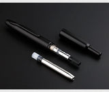 MOONMAN A1 Metal Press Fountain Pen EF 0.4MM Nib Fish Scale Pattern Design Writing Ink Pens Stationery School Office Supplies