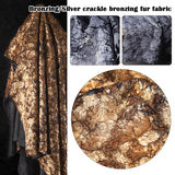 Metallic Crackle Bronzing Fur Fabric Bronzed Woolen Plush Designer Fabric For Diy Sewing Dress Coat Shawl Bag Sofa Material