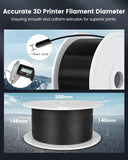 SUNLU 5KG PETG/PLA/PLA PLUS 3D Filament 1.75mm Large Spool Neatly Wound Big Roll Printing Filament for Most FDM 3D Printer