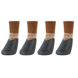 4Pcs Outdoor Pet Dog Boots Dog Shoes Paw Protector Comfortable Waterproof Shoes Anti-slip Boots For Small Medium Large Dogs Cats