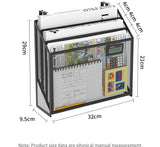 Desk Mail Organizer for Countertops, Mesh Bill Desk Organizer, File and Letter Holder, Letter Tray, Paper Mail Sorter,