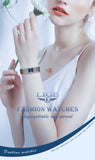 LIGE new 2025 women's watch quartz stainless steel strap women watches luxury casual waterproof retro fashion ladies watch reloj
