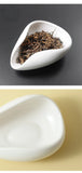 Ceramic Coffee Bean Dosing Cup, 35-40g Single Dose Measuring Tray for Coffee Bean and Tea, Chic Home Barista Tool Accessories