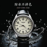 Top Brand Man Wristwatch Luxury Business Waterproof Men Watch For Men Quartz Clock Leather Men's Watches reloj+Box Men's Gift