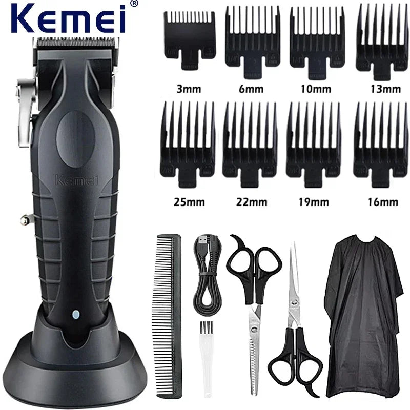 Kemei Electric Hair Clipper Kit Men's Hair Trimmer Machine Professional Hair Cutting Machine Clipper KM-2296 KM-2299 KM-1102