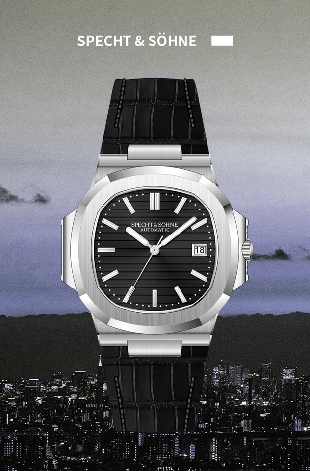 Specht&Sohne 2025 New Classic Men's Watches Luxury Automatic Watch For Men Stainless Steel Sapphire 8215 Mechanical WristWatch